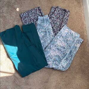 Bundle of XXL tek gear Teal Maternity Active Leggings